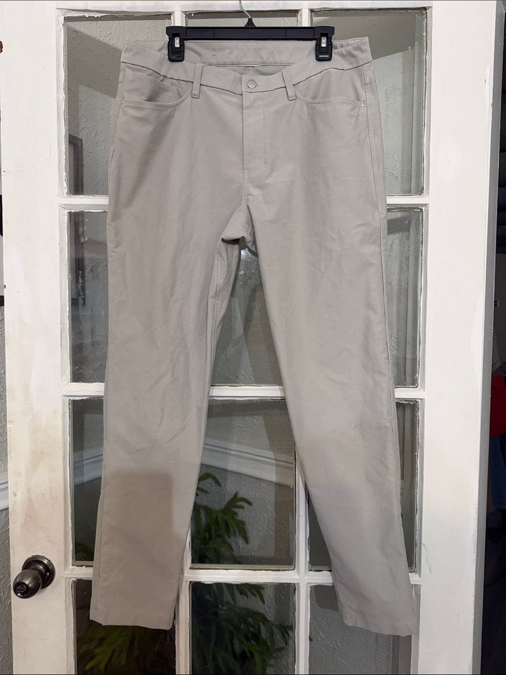 Lululemon Men's 35x32 Chino Pants in Light Gray - Classic Everyday Pant